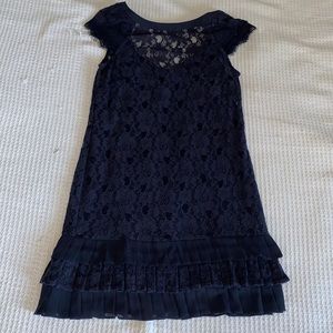 Navy Blue Lace Jessica Simpson Cocktail dress Size 4